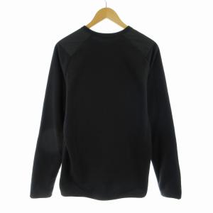 THE NORTH FACE バーサマイクロスウェット トレーナー 切替 長袖 L 黒 ブラック