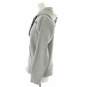 THE NORTH FACE Rearview Hoodie ジップアップパーカー ロゴ 刺繍 フード ラグランスリーブ 長袖 XL グレー NTW11530