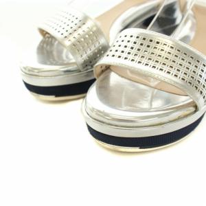 COLE HAAN グランドアンビション GRAND AMBITION ウエッジサンダル アンクルストラップ ウエッジソール カッティング レザー