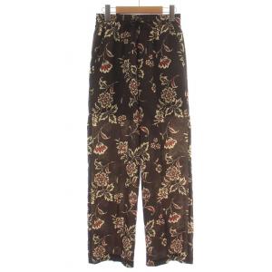 22SS ハイビスカスプリントパンツ Hibiscus Print Pants イージー 総柄 花柄 36