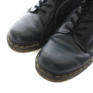 Dr.Martens 8ホールブーツ ショート ワーク レザー レースアップ 6.5 25.5cm 紺 ネイビー 10072