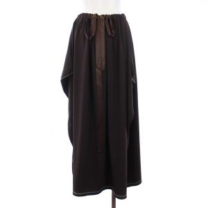 MM6 Maison Margiela 19AW フレアスカート 変形 40 M ブラウン