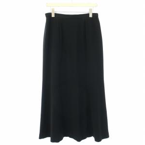 GIVENCHY スカート ロング フレア 42 XL 黒 ブラック