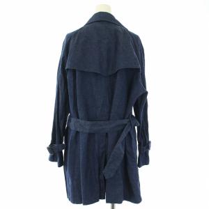 23区 denim トレンチコート スプリングコート 春アウター デニム 46 XL 青 ブルー