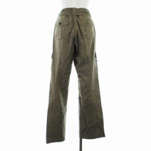 23区 vingt-trois arrondissements カーゴパンツ ベルト紐 大きいサイズ 46 XXL 茶 ブラウン