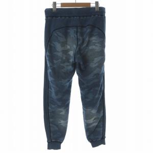 1PIU1UGUALE3 ジョガーパンツ デニム 迷彩柄 カモフラ ミリタリー S 青 ブルー