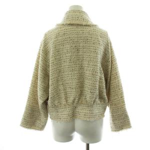 Verybrain 21AW ジャケット ツイード M ベージュ /AN38