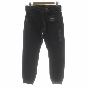 Levis PReMIUM 501 タグ付き デニムパンツ ジーンズ テーパード ワープストレッチ W28L28 S 黒 ブラック