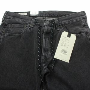 Levis PReMIUM 501 タグ付き デニムパンツ ジーンズ テーパード ワープストレッチ W28L28 S 黒 ブラック
