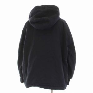 MHL. 21AW ショート丈フーデットジャケット コットン アウター 1 S 紺 ネイビー 595-1225508