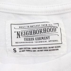NEIGHBORHOOD Tシャツ URBAN GARMENT 半袖 バックプリント S 白 ホワイト