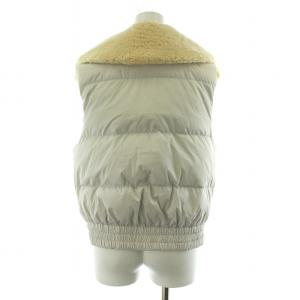 COACH ダウンベスト ナイロン アウター S ライトグレー