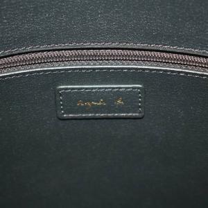 agnes b. トートバッグ レザー ブラック P037VCM7