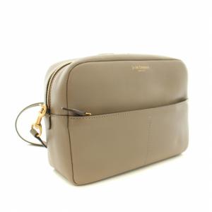 J&M DAVIDSON GABBY ショルダーバッグ グレージュ ゴールド
