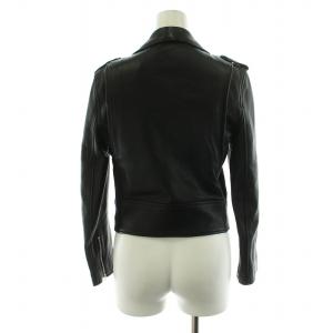 TOGA PULLA ライダースジャケット ダブル ラムレザー 羊革 36 S 黒 ブラック