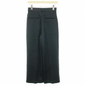 EVERYDAY I LIKE 23SS ミニマルサテン Minimal Satin パンツ ワイドパンツ ジップフライ 36 S 紺 ネイビー