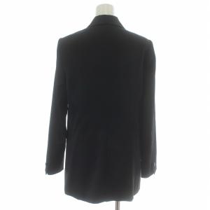 Diagram GRACE CONTINENTAL サテンロングテーラードジャケット 総裏地 シングル 3B センターベント 36 S 黒 ブラック