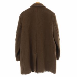 Brooks Brothers ステンカラーコート ウール ミドル M 茶 ブラウン