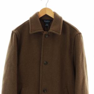 Brooks Brothers ステンカラーコート ウール ミドル M 茶 ブラウン