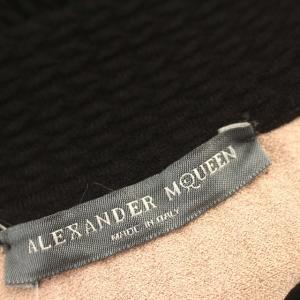 Alexander McQueen ニット スカート ひざ丈 フレアスカート S ベージュ 黒