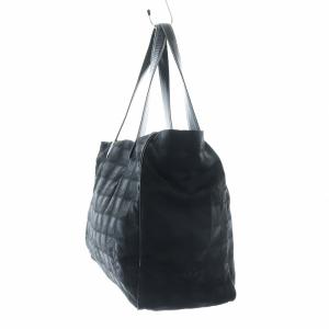CHANEL 11番台 2007年製 ニュートラベルラインMM トートバッグ ミニボストン ココマーク ロゴ ナイロン 黒 ブラック A15991