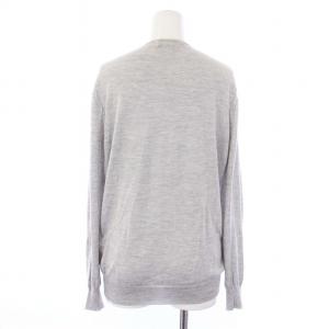 Drawer 18Gカシミヤシルクリブクルーネックニット セーター 長袖 2 グレー 6513-106-1023