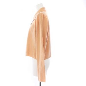 CHANEL 99A ニットカーディガン カシミヤ100％ 38 サーモンピンク P13833V00628