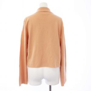CHANEL 99A ニットカーディガン カシミヤ100％ 38 サーモンピンク P13833V00628