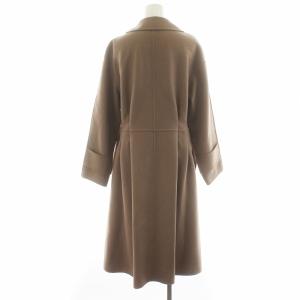 ADORE 18AW ライトリバーコート チェスターコート ロング丈 ウール アウター 36 ブラウン