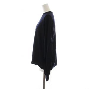 CELINE トリオンフ刺繍 ニット カットソー XS ネイビー