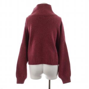 CELINE エディ期 ニット セーター 長袖 ハイネック カシミヤ XS ピンク 2A11Z384D