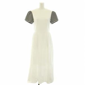 BORDERS at BALCONY 23SS BORDER SLEEVE TEE DRESS ワンピース
