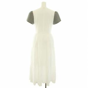 BORDERS at BALCONY 23SS BORDER SLEEVE TEE DRESS ワンピース