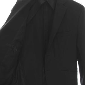 EDIFICE SOLOTEX シングルスーツ セットアップ 上下 テーラードジャケット 2B パンツ L 紺 ネイビー 黒