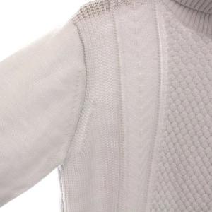 EDIFICE 20AW セーター ニット ウール タートルネック 長袖 L ライトグレー