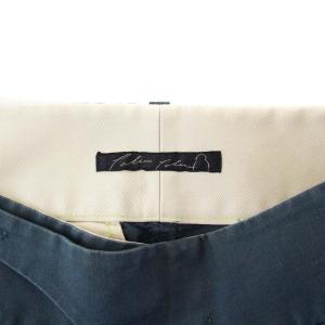 Pal'las Palace テーパードパンツ スラックス ハイウエスト 麻 リネン 2 M 緑 グリーン