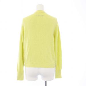Pal'las Palace カーディガン ニット 長袖 クルーネック 2 M 黄緑 ライトグリーン
