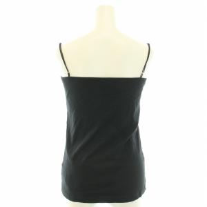Deuxieme Classe ララヴィ LALA VIE別注 23AW キャミソール コットン M 黒 ブラック