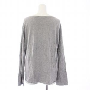 Deuxieme Classe 22AW grace プルオーバー Tシャツ カットソー 長袖 無地 コットン グレー