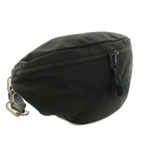 alexanderwang ATTICA GYM FUNNY ショルダーバッグ ボディバッグ ナイロン ロゴ刺繍 ブラック
