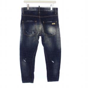 DSQUARED2 14AW Classic kenny twist jean デニムパンツ ジーンズ パッチワーク ダメージ加工 44 S 青
