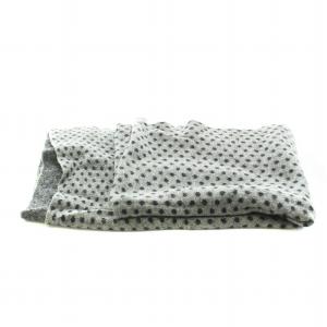 45rpm マフラー ドット柄 グレー 紺 ネイビー