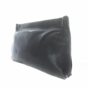 Acne Studios クラッチバッグ パーティバッグ レザー 黒 ブラック