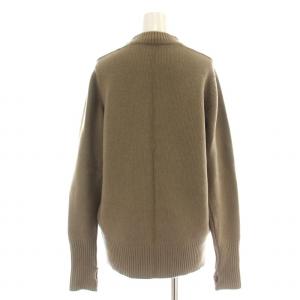 HYKE ニット セーター 長袖 モックネック ハイネック サムホール ウール 1 S 茶 ブラウン