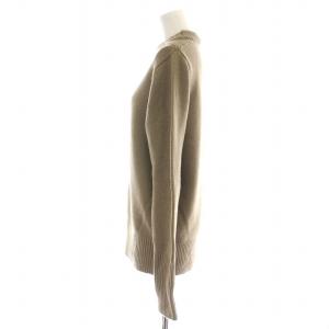 HYKE ニット セーター 長袖 モックネック ハイネック サムホール ウール 1 S 茶 ブラウン