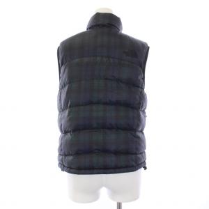 THE NORTH FACE Novelty Aconcagua Vest ダウンベスト ジャケット ジップアップ チェック柄 ナイロン S カーキ 紺