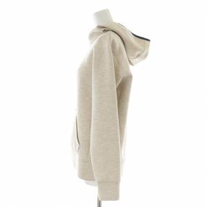 THE NORTH FACE Tech Air Sweat Hoodie パーカー トレーナー スウェット ロゴ エンボス加工 長袖 L ベージュ NTW11880