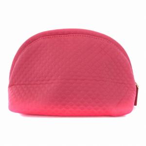 TORY BURCH コスメポーチ 化粧ポーチ 小物入れ シェル型 エンボス加工 ピンク /BM