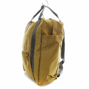 DANTON CDR SQUARE RUCK SACK リュックサック バックパック ロゴ ナイロン マスタード 黄色 イエロー グレー