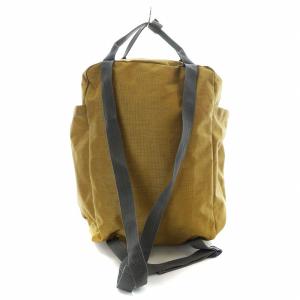 DANTON CDR SQUARE RUCK SACK リュックサック バックパック ロゴ ナイロン マスタード 黄色 イエロー グレー